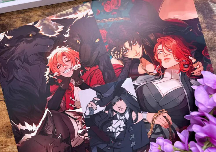 OCs + Guilty Gear Print