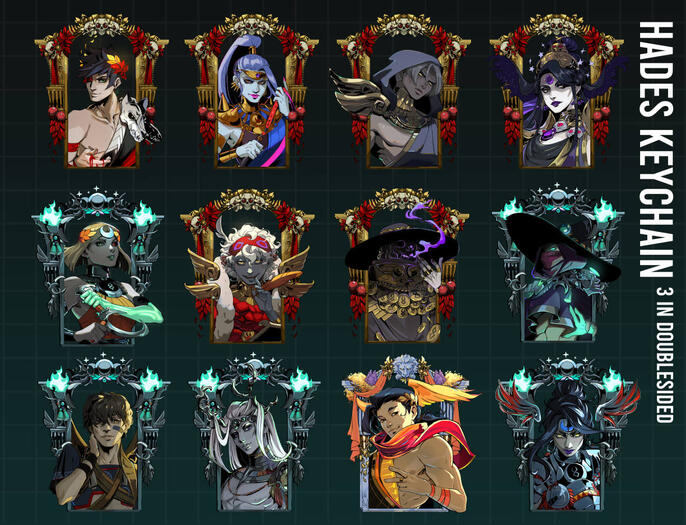 Hades Keychains